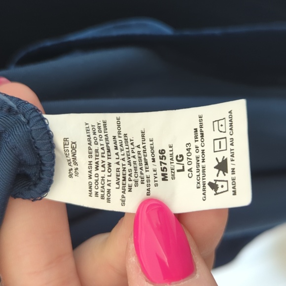 LORI MICHAELS | Stretch navy backless midi dress - Picture 5 of 5